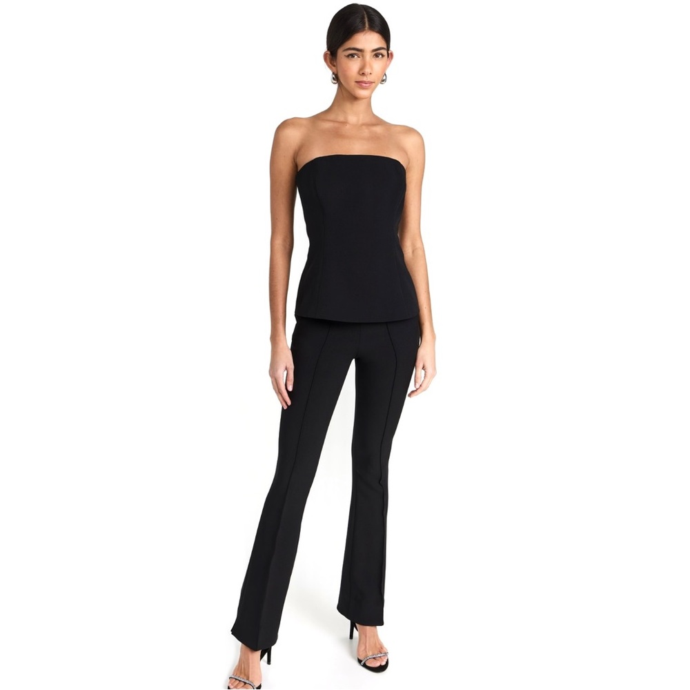 NEW VERONICA BEARD BLACK STRAPLESS TOP - Picture 9 of 11
